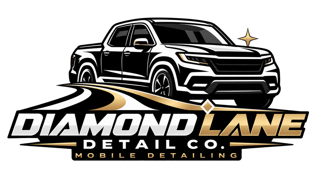 Diamond Lane Detail Co. — Ridgeline mobile detailing logo